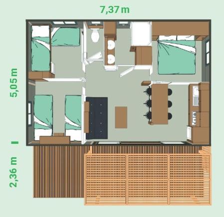 Les Lodges Chalets By Le Marintan سانت مايكل دو ماورين المظهر الخارجي الصورة
